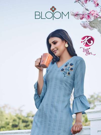 Bloom By Kurti Times Fancy Stylish Embroidery Kurti Collection